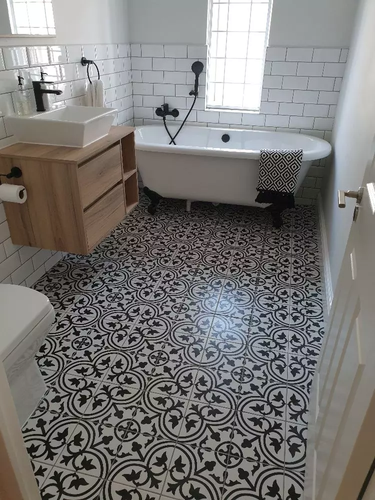 Functional bathroom renovation designed to improve storage, layout and everyday usability.